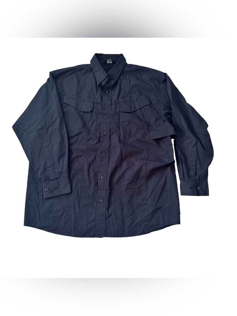 Tru-Spec Black Tactical Response Shirt Mens XL Long Sleeve Button Up Cargo